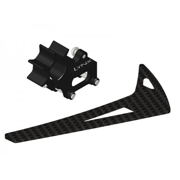 Lynx Trex 150 Cooled Tail Motor Support - Black [LX0930]